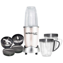 NutriBullet 12 Piece 600 Series Juicer Blender, White